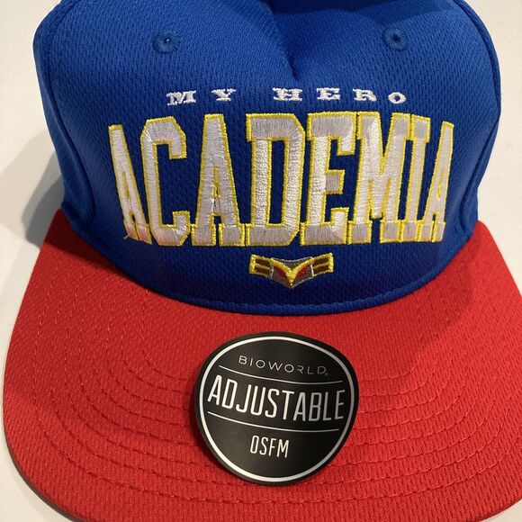 My Hero Academia Snapback Hat Mens Blue - Bioworld - Picture 2 of 7